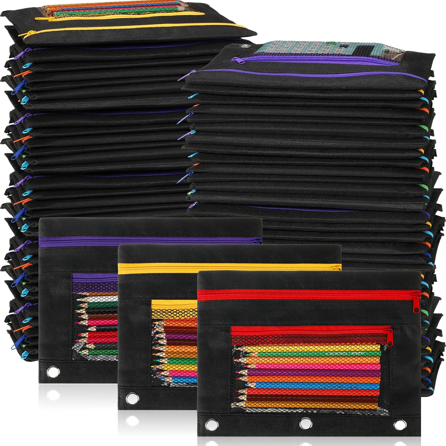 Zipper Binder Pouches